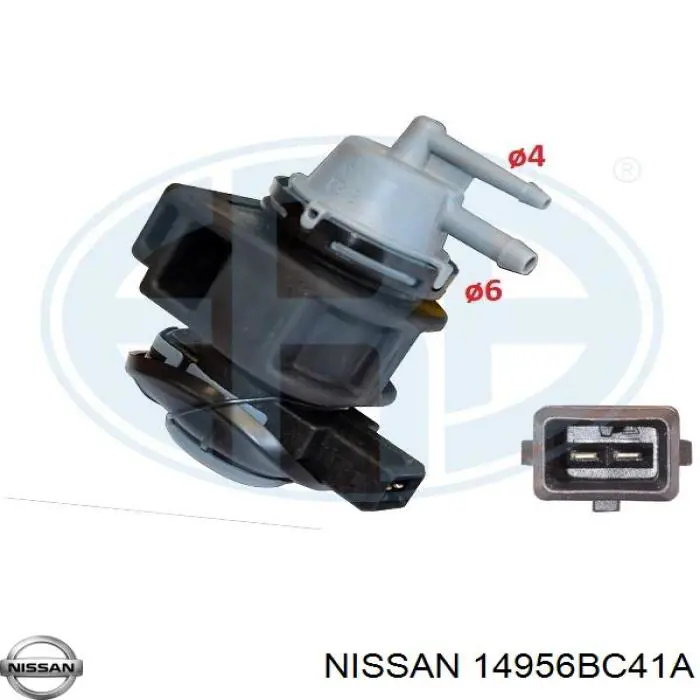 14956BC41A Nissan перетворювач тиску (соленоїд наддуву/EGR)