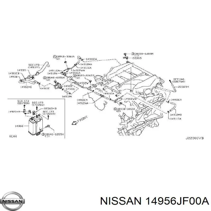 14956JF00A Nissan/Infiniti 