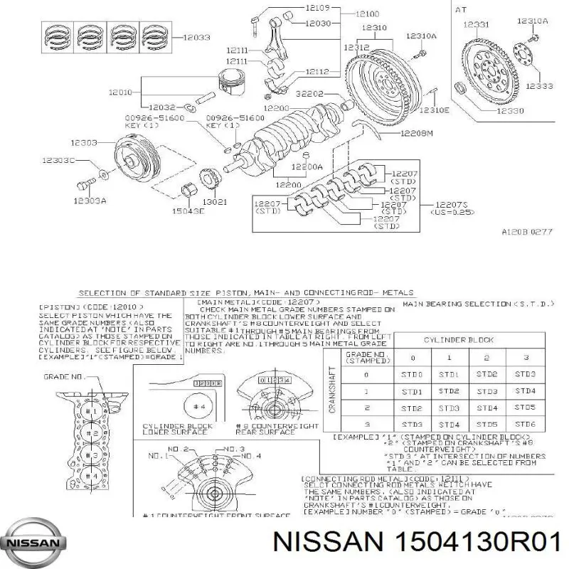  Nissan/Infiniti 1504130R01 ціна, від 8.47 USD
