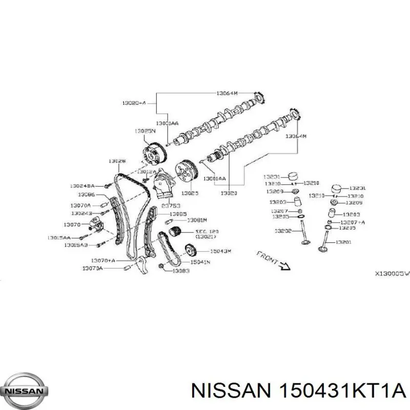 Купити 150431KT1A Nissan/Infiniti 