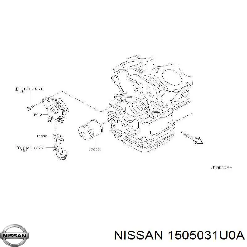 Купити 1505031U0A Nissan/Infiniti 