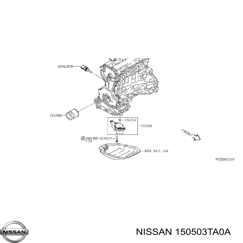 Масляний фільтр двигуна Nissan Rogue позашляховик (T32U) (2013 - 2020) ціна, від 3.80 USD