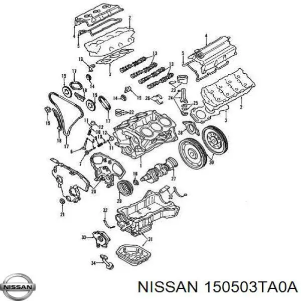 Фільтр масляний 150503TA0A Renault (RVI)