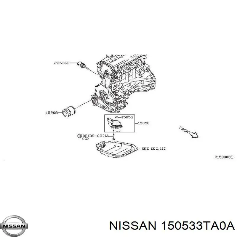  Nissan/Infiniti 150533TA0A ціна, від 1.38 USD