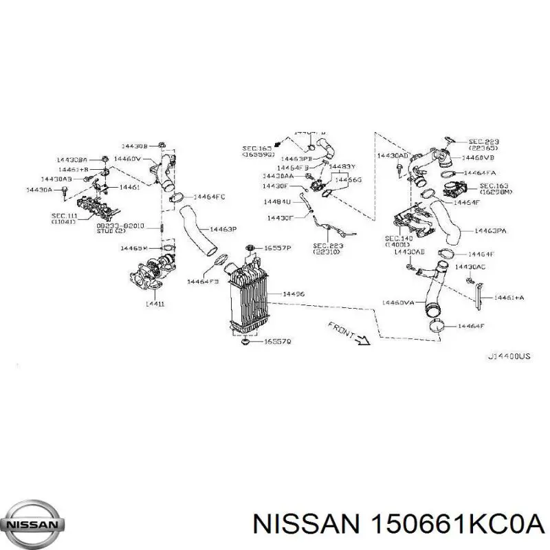  150661KC0A Nissan