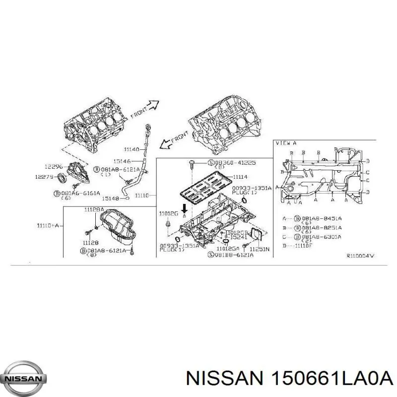 150661LA0A Nissan/Infiniti 