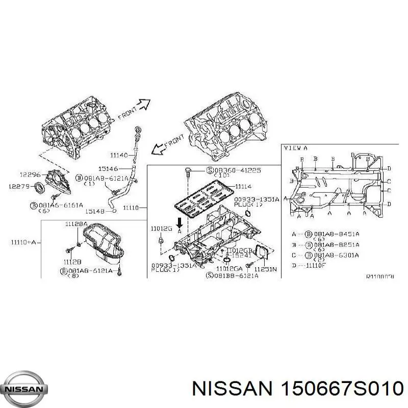 150667S010 Nissan/Infiniti 