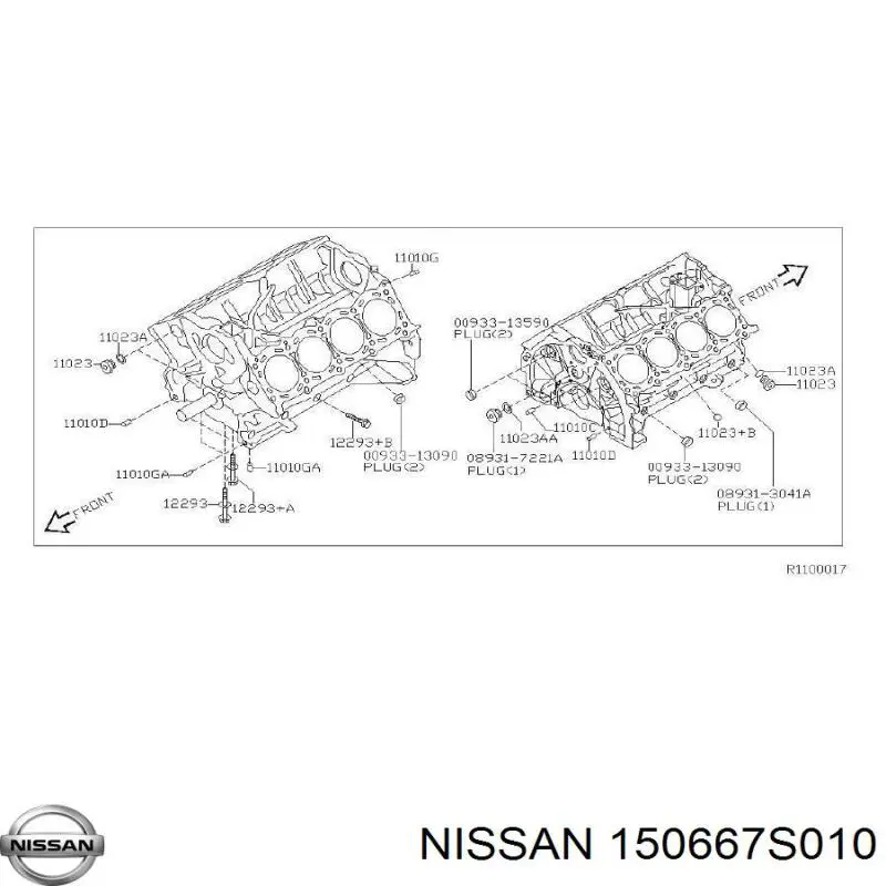  150667S010 Nissan