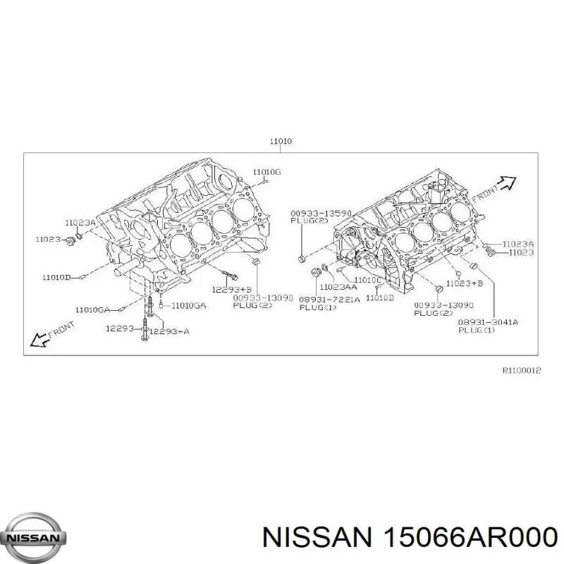  15066AR000 Nissan