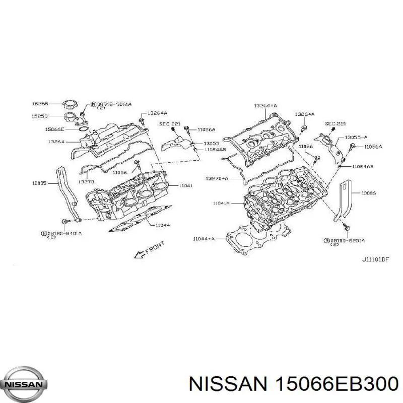  Nissan/Infiniti 15066EB300 ціна, від 1.00 USD