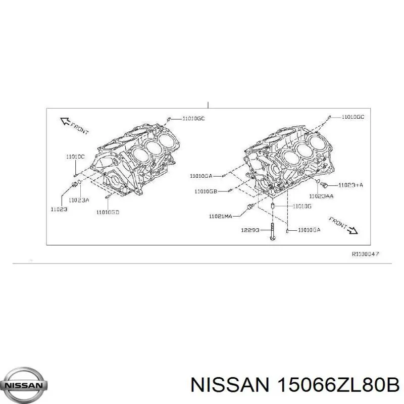 Прокладка масляного насосу Nissan Tiida (C11X) (Нісан Тііда)