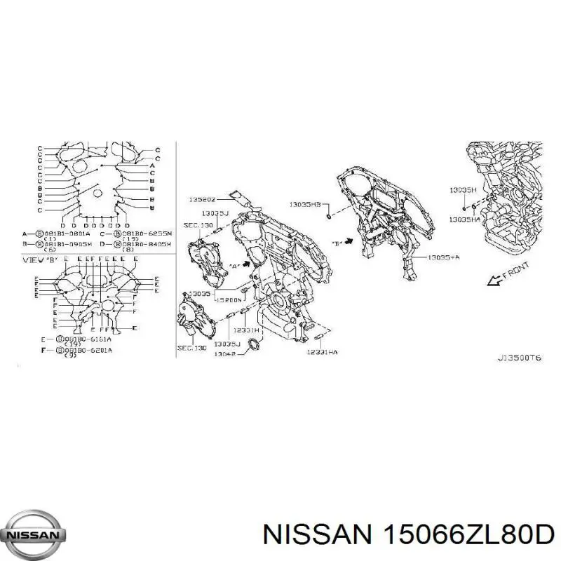15066ZL80D Nissan/Infiniti 