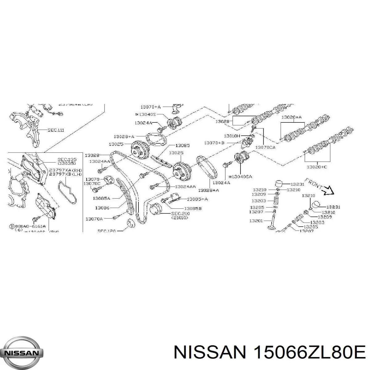 15066ZL80E Nissan/Infiniti 