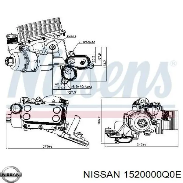 Корпус масляного фільтра Opel 4418582