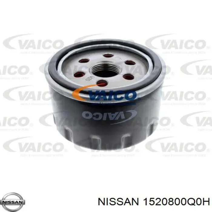 1520800Q0H Nissan фільтр масляний