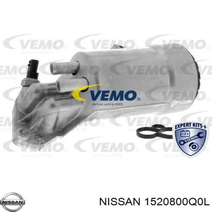 Корпус масляного фільтра Nissan/Infiniti 1520800Q0L ціна, від 31.09 USD