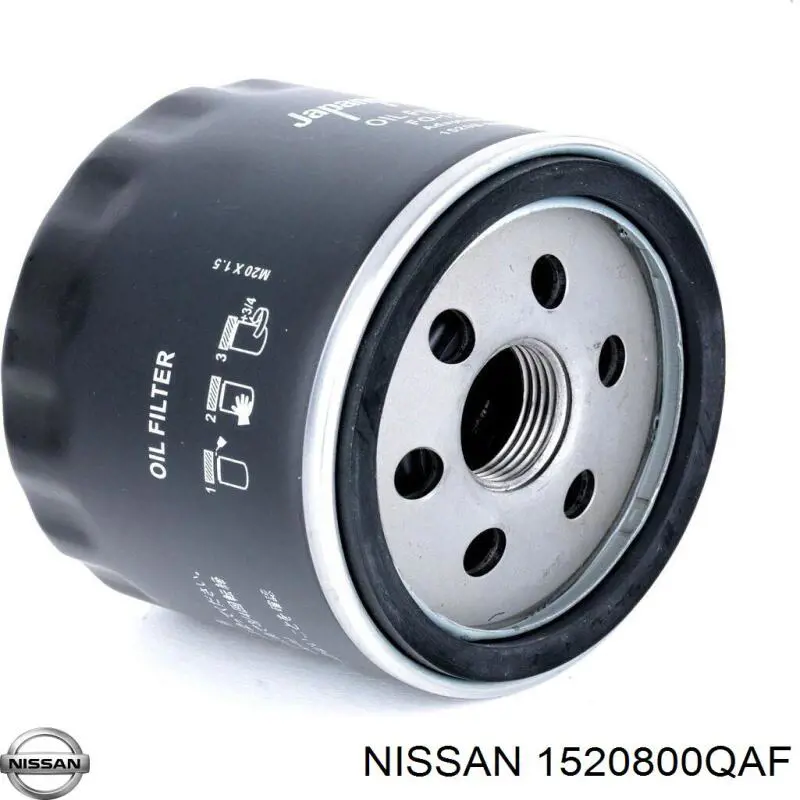 1520800QAF Nissan фільтр масляний
