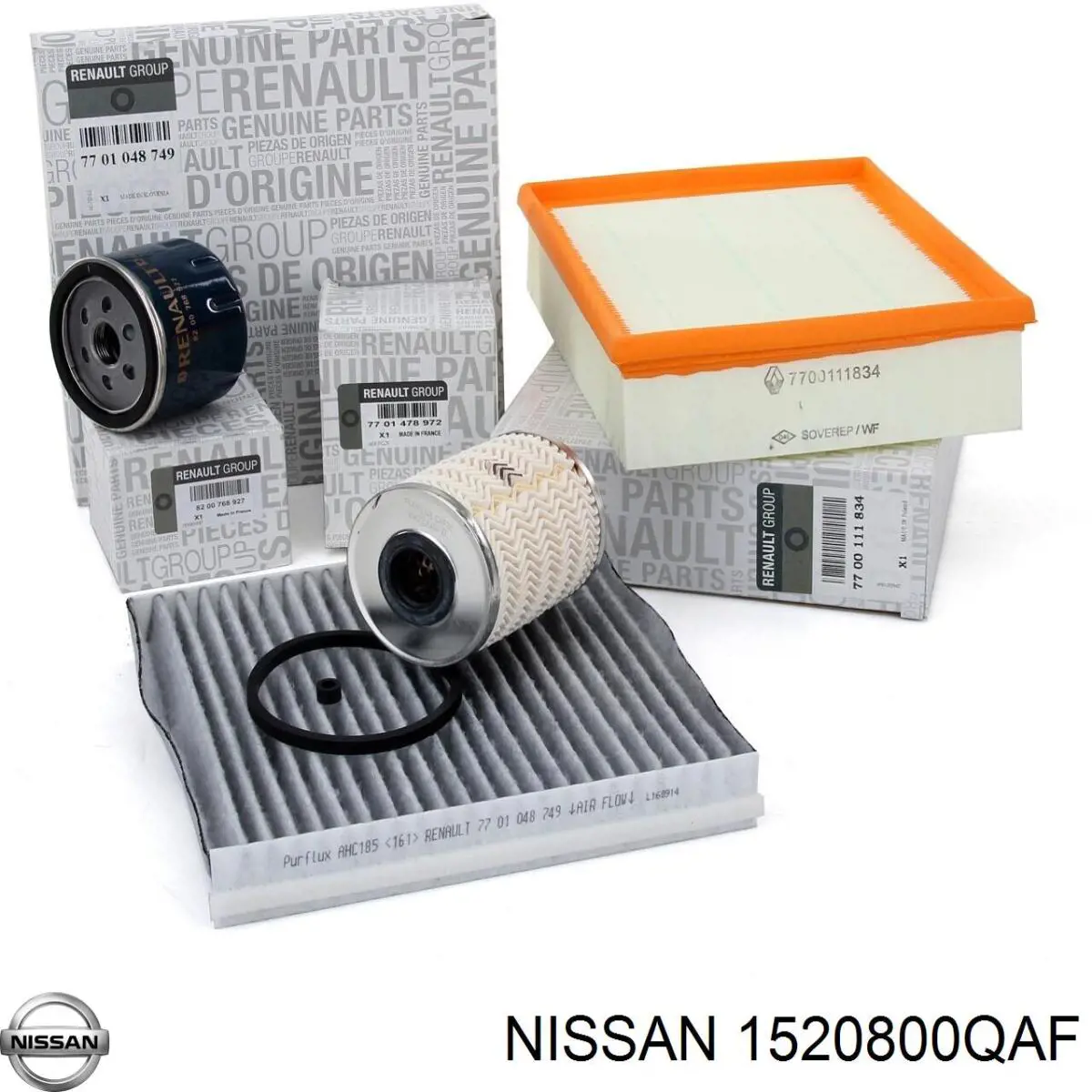 Масляний фільтр двигуна Nissan/Infiniti 1520800QAF ціна, від 5.21 USD