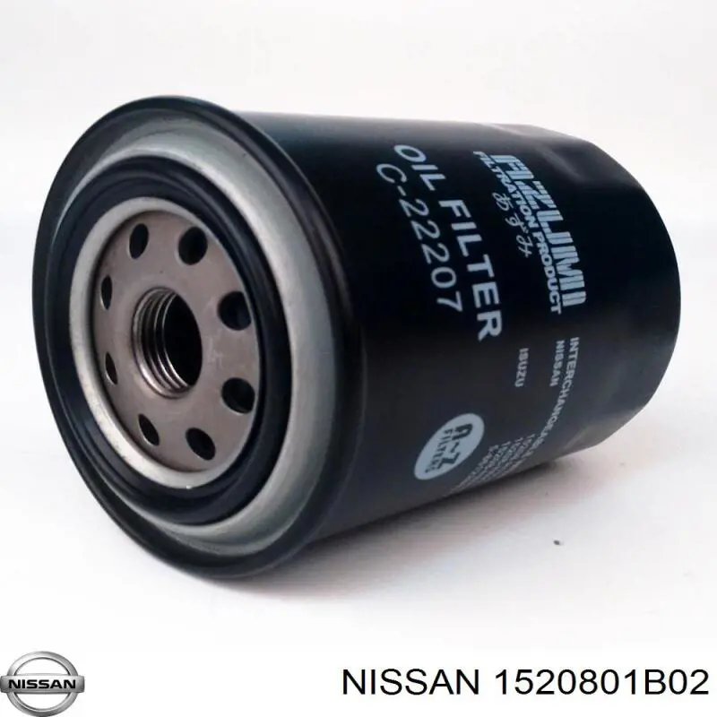 Масляний фільтр 1520801B02 Nissan/Infiniti