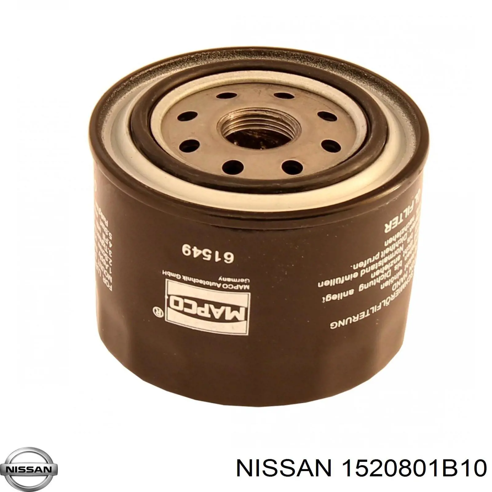 Масляний фільтр 1520801B10 Nissan/Infiniti