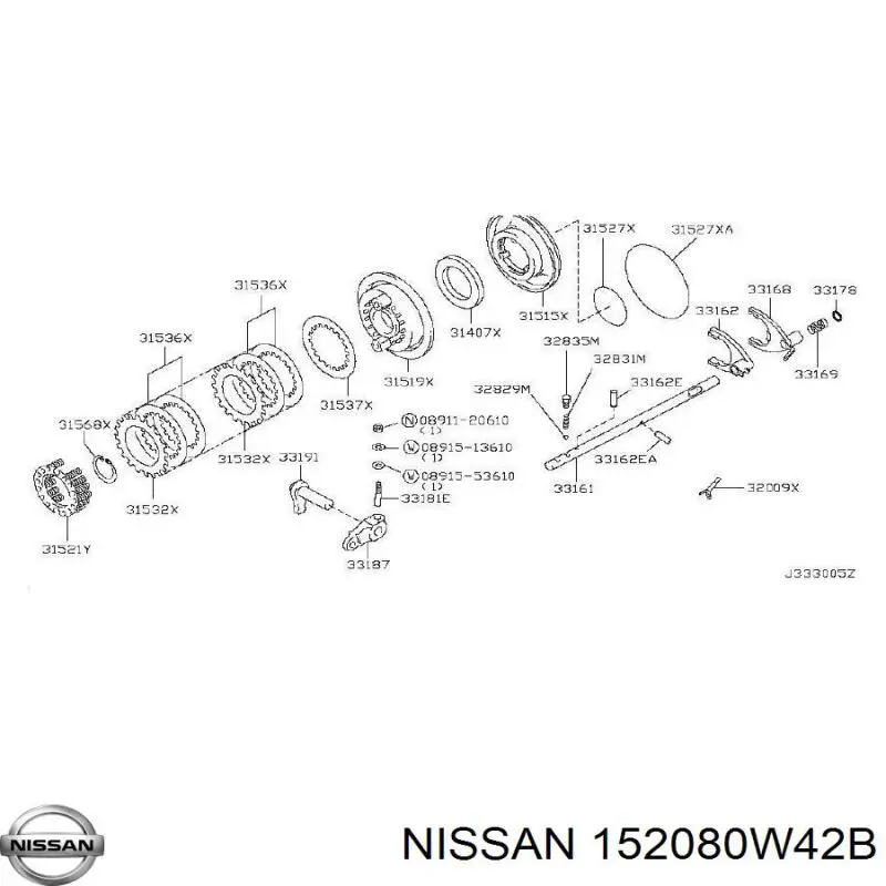  Nissan/Infiniti 152080W42B ціна, від 152.59 USD