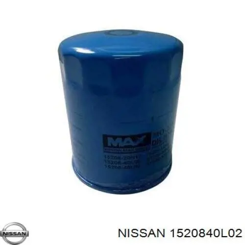 1520840L02 Nissan фільтр масляний