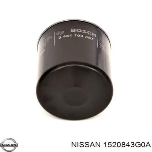 Купити 1520843G0A Nissan/Infiniti Фільтр очищення масла відцентровий
