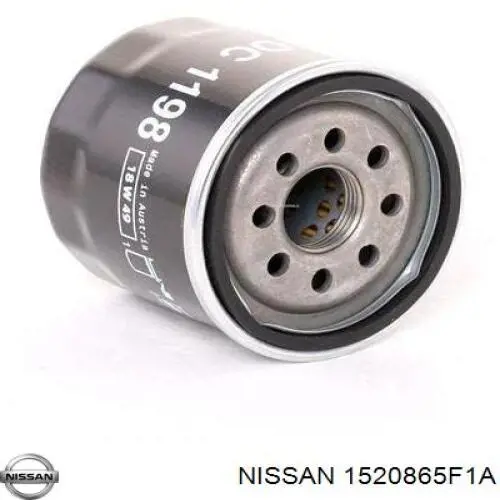 Масляний фільтр 1520865F1A Nissan/Infiniti