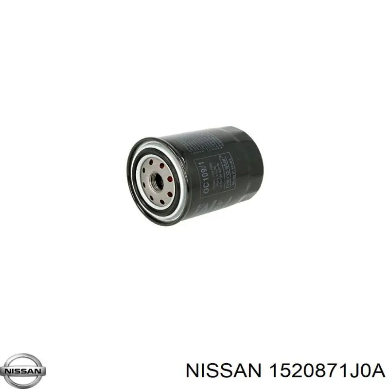 Масляний фільтр двигуна Nissan/Infiniti 1520871J0A ціна, від 3.61 USD