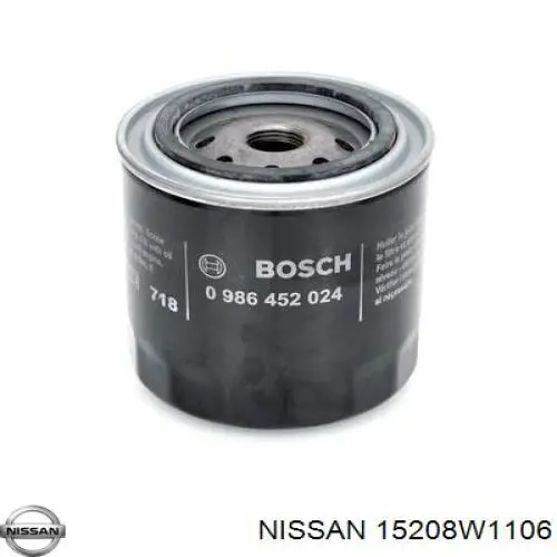 Масляний фільтр двигуна Nissan/Infiniti 15208W1106 ціна, від 5.30 USD