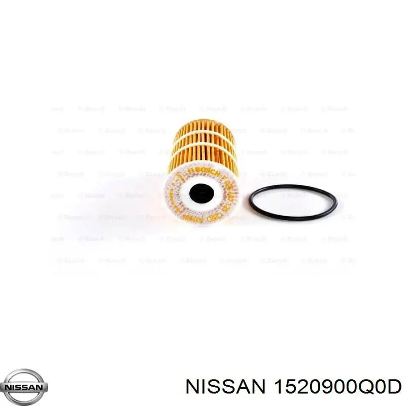 Купити 1520900Q0D Nissan/Infiniti Фільтр очищення масла відцентровий