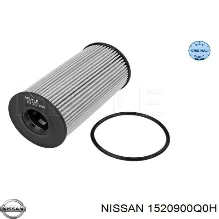 Масляний фільтр двигуна Nissan/Infiniti 1520900Q0H ціна, від 8.39 USD