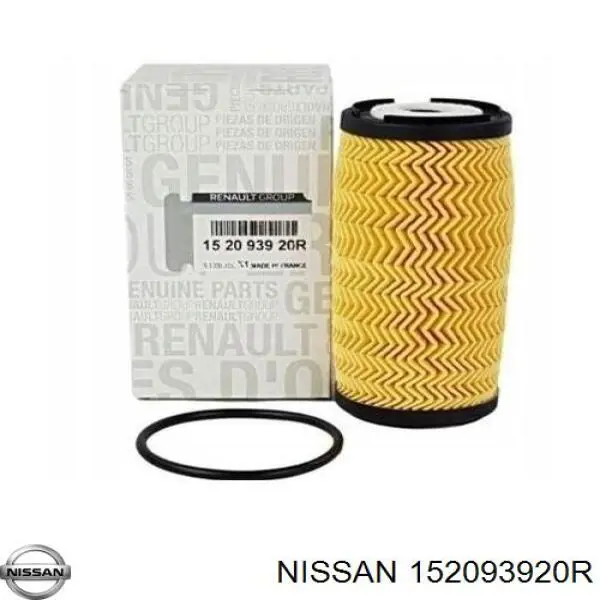 Фільтр масляний 152093920R Nissan