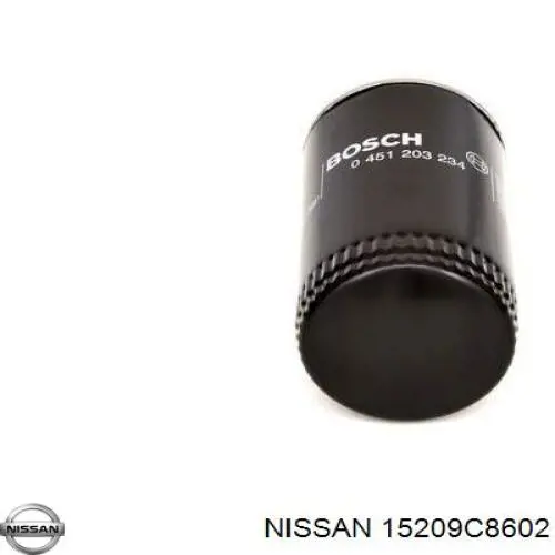 15209C8602 Nissan/Infiniti Фільтр масла
