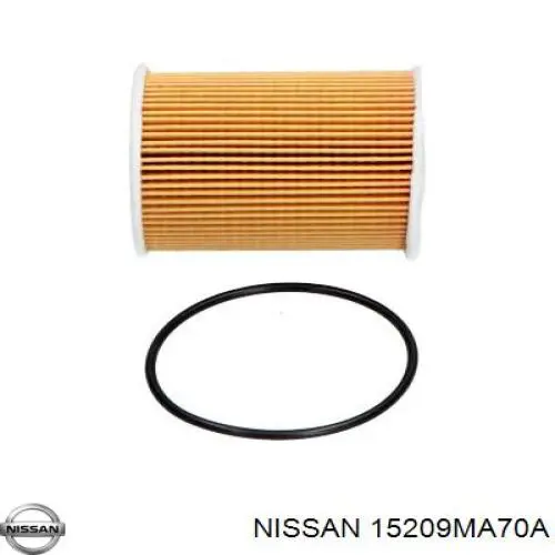 Масляний фільтр двигуна Nissan/Infiniti 15209MA70A ціна, від 4.37 USD