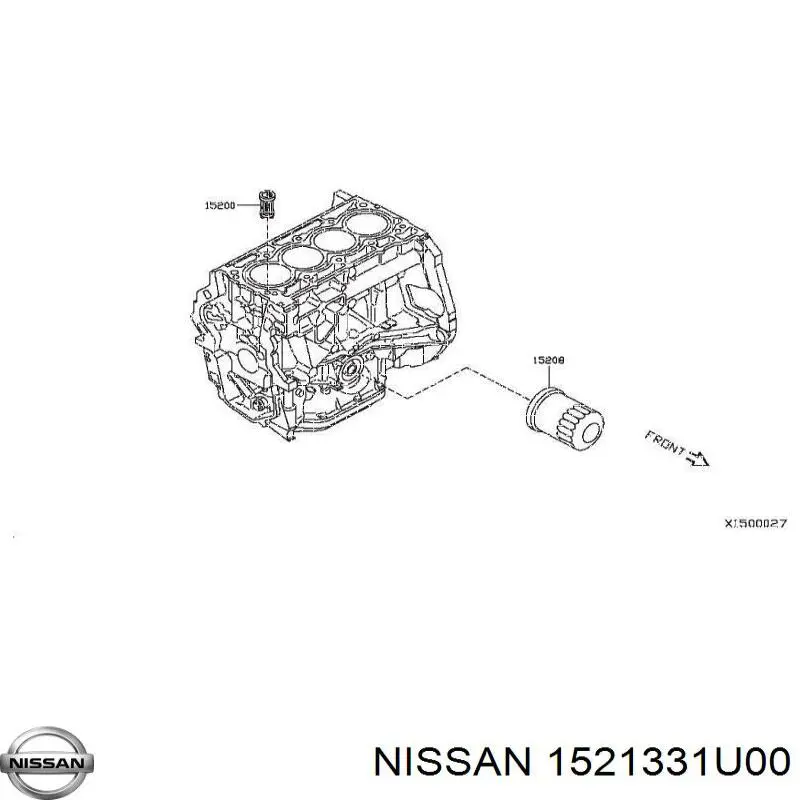  Nissan/Infiniti 1521331U00 ціна, від 8.87 USD