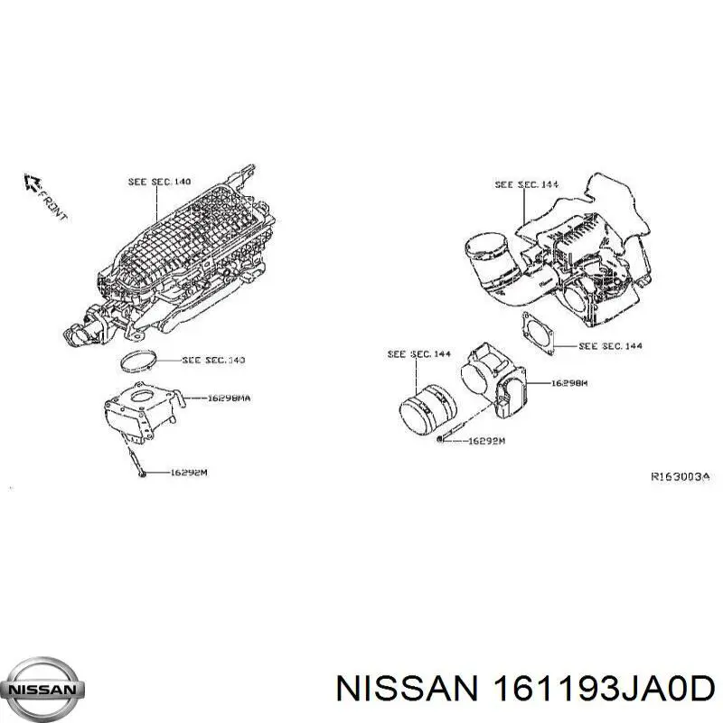  161193JA0C Nissan