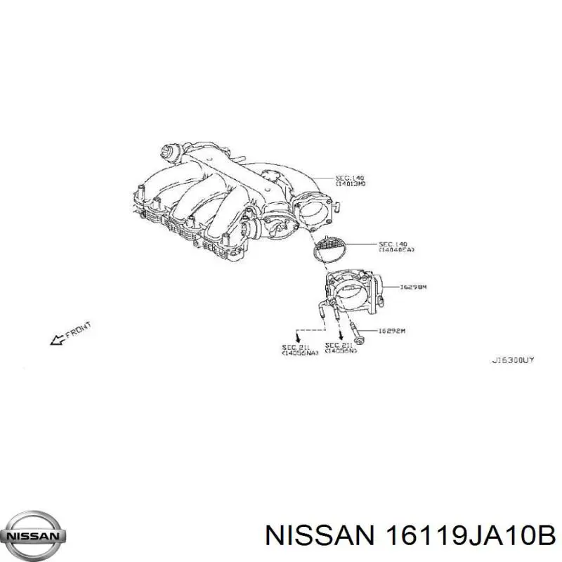 Купити Дросільна заслінка Nissan Teana  J32