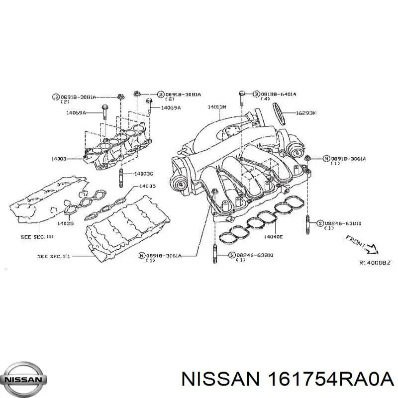  161754RA0A Nissan