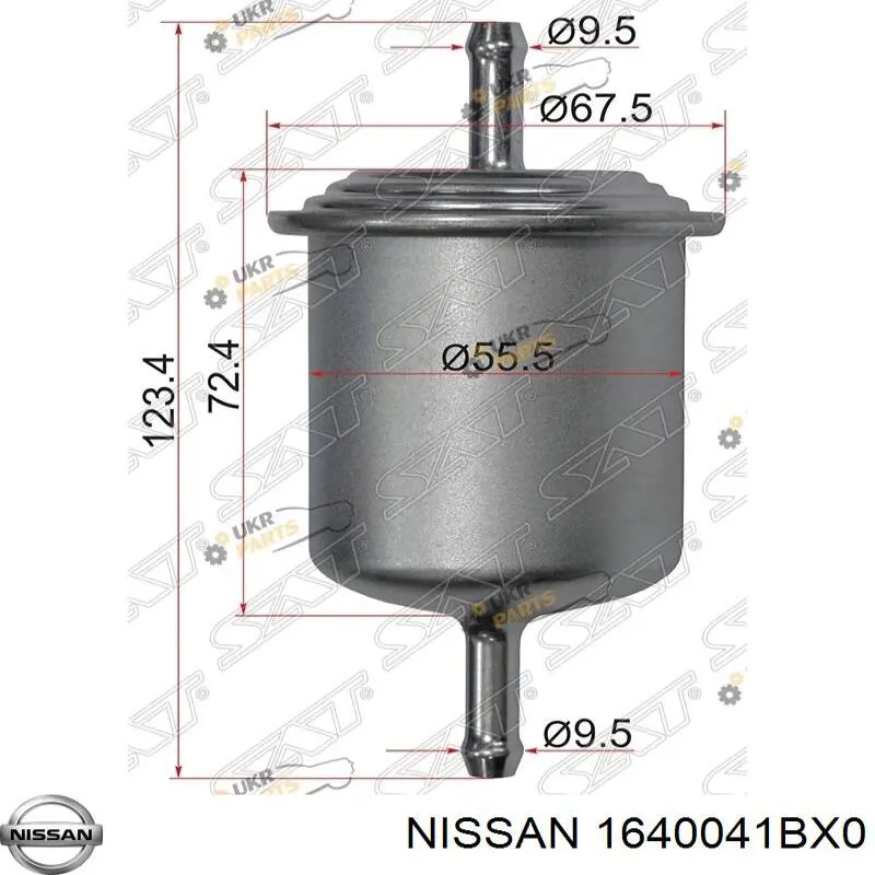 1640041BX0 Nissan фільтр паливний