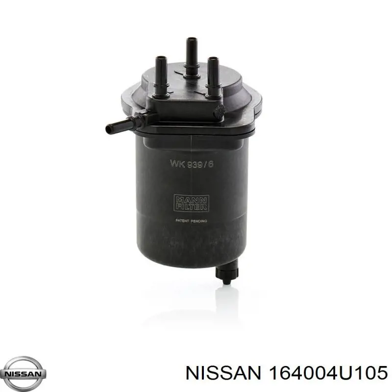164004U105 Nissan фільтр паливний