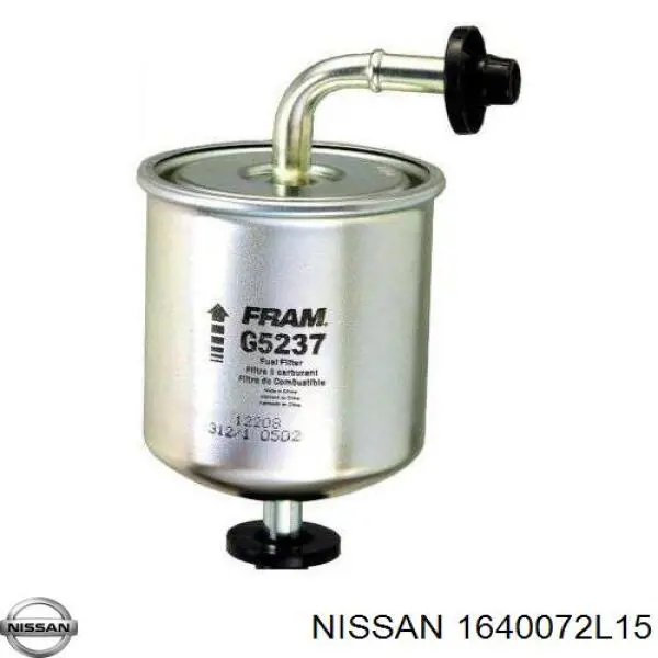 1640072L15 Nissan фільтр паливний