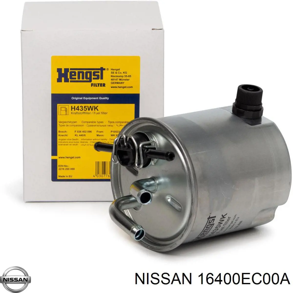 Паливний фільтр 16400EC00A Nissan/Infiniti