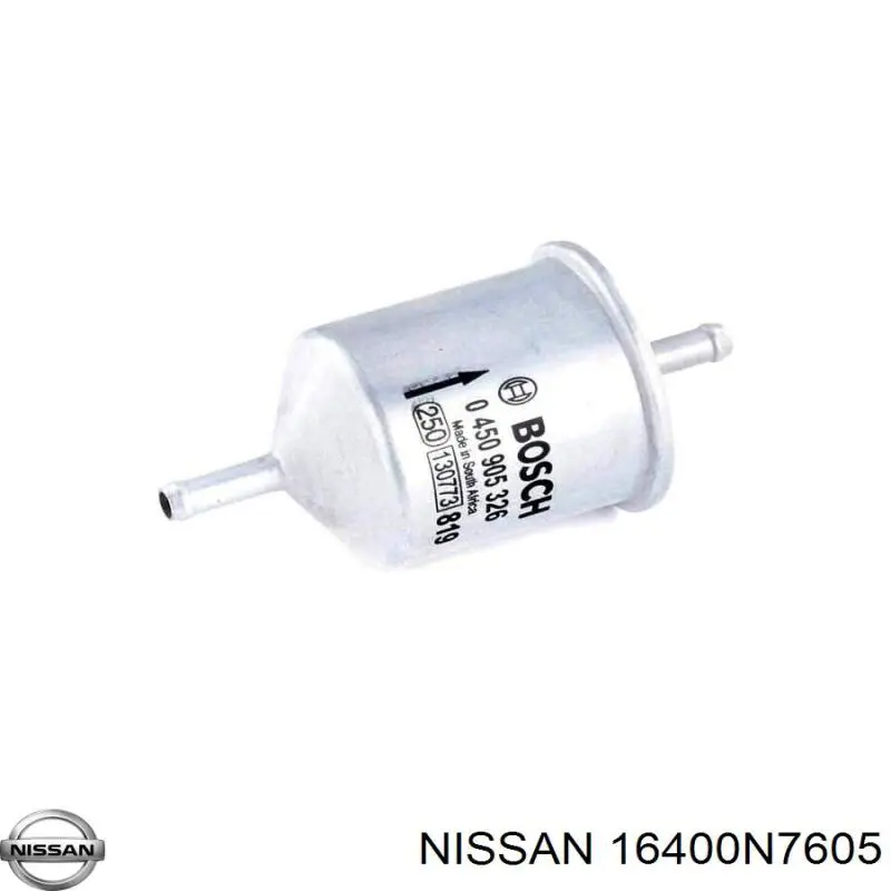 16400N7605 Nissan фільтр паливний