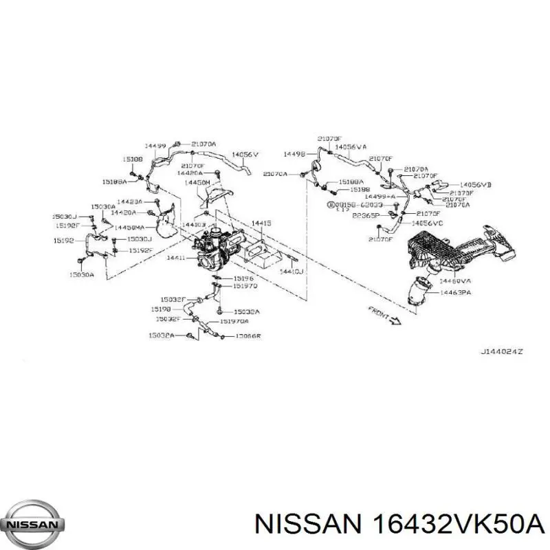 16432VK50A Nissan/Infiniti 