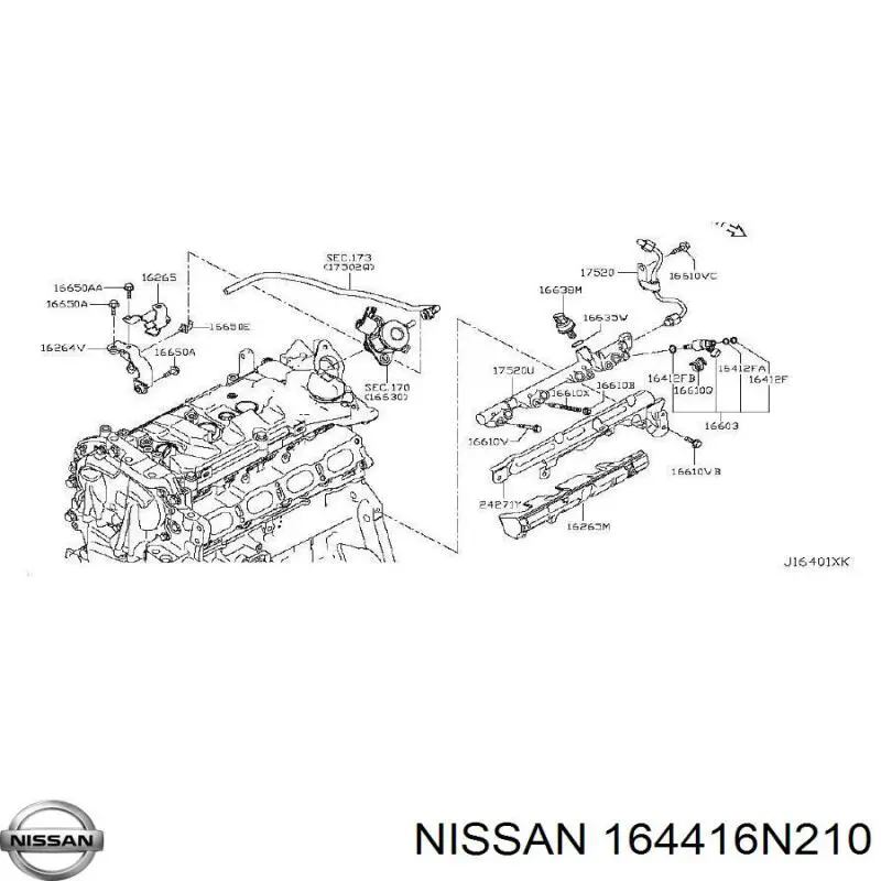 164416N210 Nissan/Infiniti 