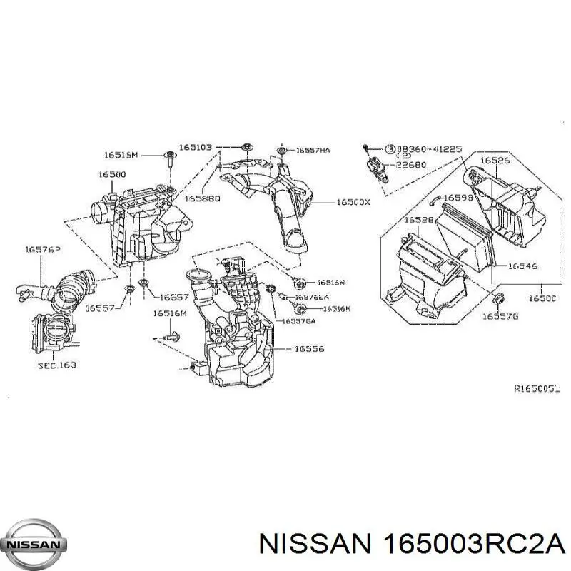 165003RC2A Nissan/Infiniti 