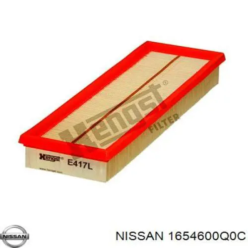 1654600Q0C Nissan/Infiniti Повітряний фільтр двигуна