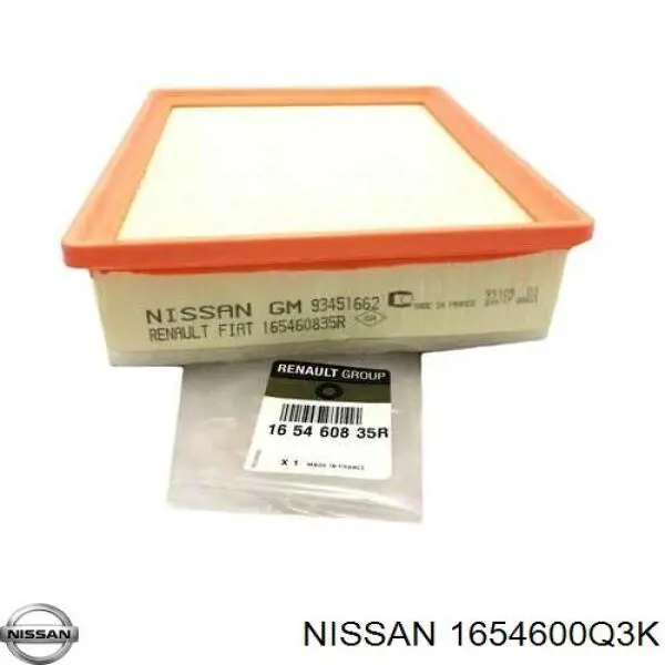 Купити 1654600Q3K Nissan/Infiniti Автомобільний фільтр повітря