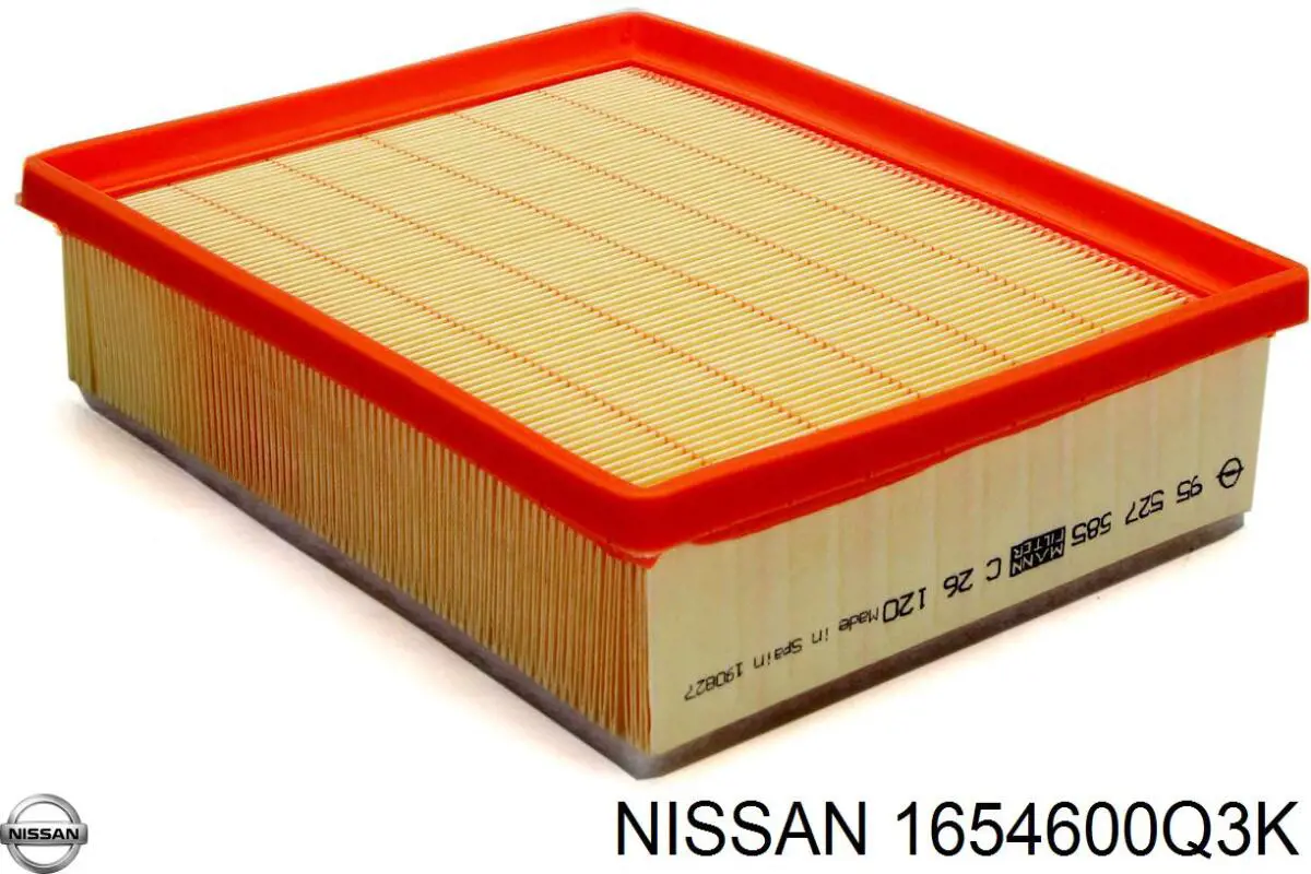 1654600Q3K Nissan/Infiniti Повітряний фільтр двигуна
